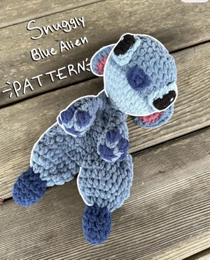 Snuggly Blue Alien