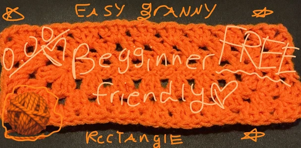 Granny stitch rectangle