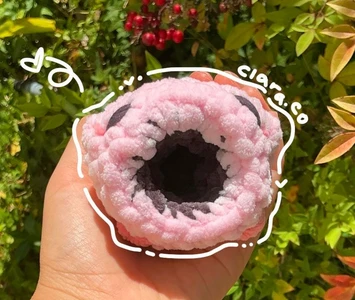Low-Sew Cute Kirby Open Mouth Organizer Holder