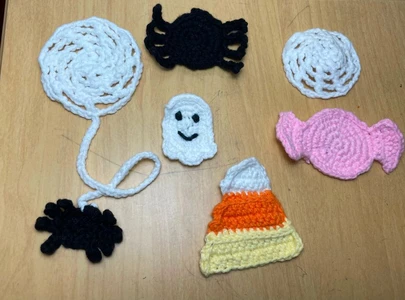 7 in 1 halloween bookmark crochet pattern
