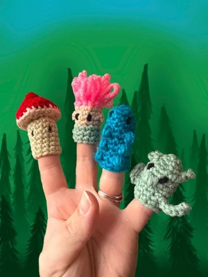 Forest Friends Finger Puppets