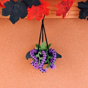 Halloween Octopus Pot Car Hanging Crochet Pattern