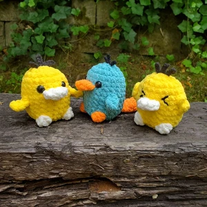 2-in-1 No Sew Anxious Duck and Platypus