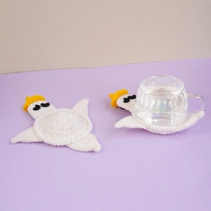 Ghost Coaster Crochet Pattern