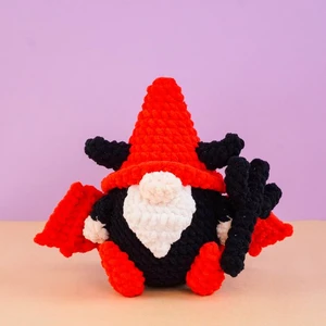 Devil Gnome Crochet Pattern