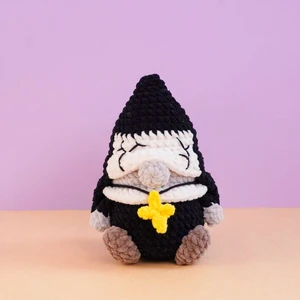 Spooky Nun Gnome Crochet Pattern