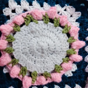 Crochet Flower Coaster