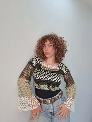 Forest crochet top