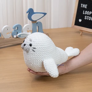 Crochet Seal Pattern Low Sew Chubby Seal Amigurumi