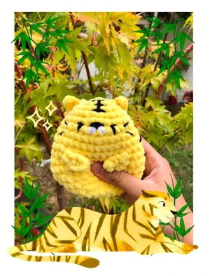 Fluffy tiger no sew