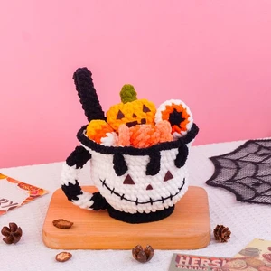 Halloween Candy Cup Crochet Pattern