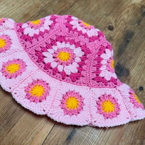 Crochet Sunflower Sun Hat