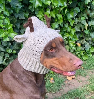 Reindeer Dog Cowl Snood Hoodie