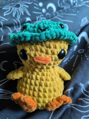 Duck in a Frog Hat Crochet Pattern