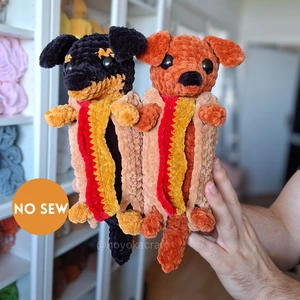 Mini No Sew Hot Dog Dachshund