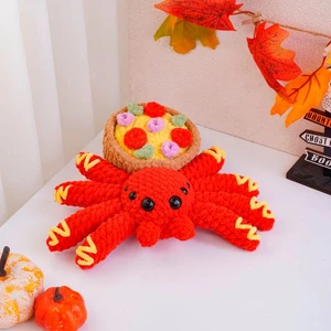 Pizza Spider Crochet Pattern