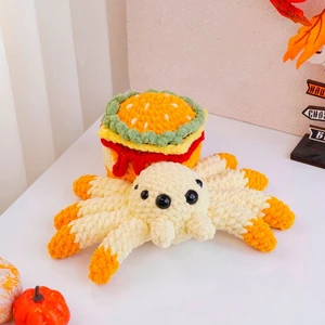 Skull Burger Spider Crochet Pattern