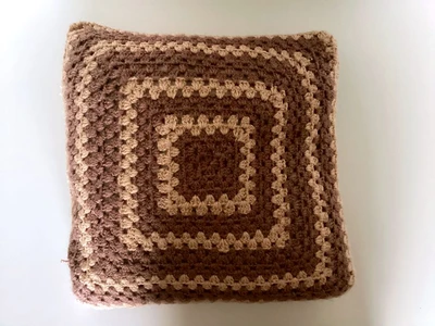 Crochet pillow case
