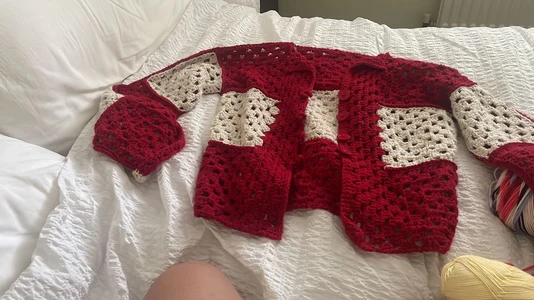Classic granny square cardigan