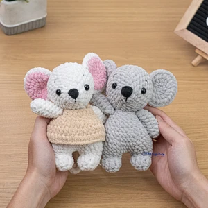 Mouse Crochet Pattern Chubby Baby Mice Pattern Mouse Couple