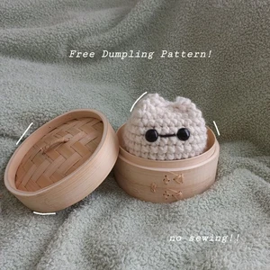 Free No Sew SMALL Crochet Dumpling Pattern