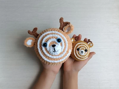 Amigurumi Deer Cinnamon roll