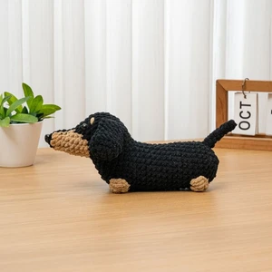 Low Sew Crochet Dachshund