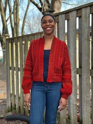 Mixed Hexagon Cardigan Pattern