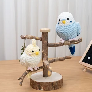 Parrot Budgie Cockatiel Crochet  Low Sew for Beginner Crochet