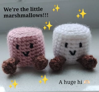 Rosa & White the little marshmallows
