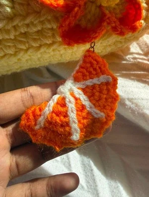 Citrus Slice Keycharm