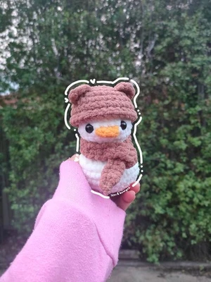 No Sew Cinnamon the Bear Duck