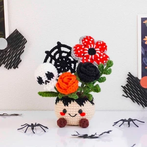 Haunted Flower Pot Crochet Pattern