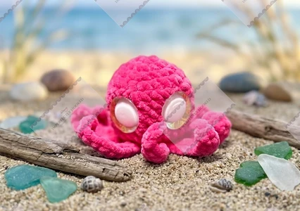 Coral Cutie Octopus (No-Sew)