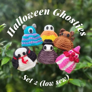 Halloween Ghosties Set 2 (low sew)