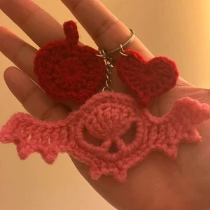Vampire Skull Keychain