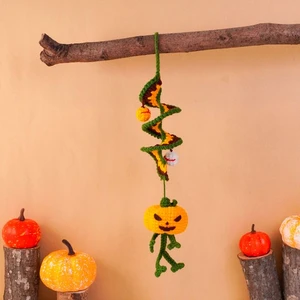 Pumpkin Wind Spinner Crochet Pattern