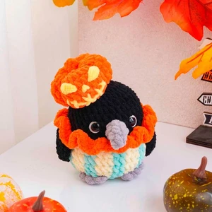 Halloween Crow Crochet Pattern