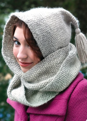 Emilie\'s Hooded Scarf