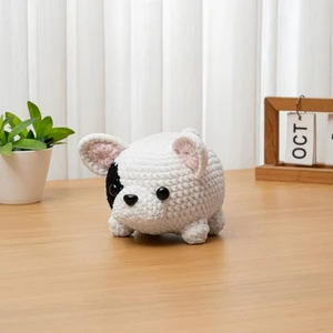 French Bulldog Crochet Pattern Handmade Puppy Gift for Dog Lover