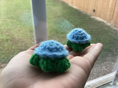 No-sew mini pocket turtle!