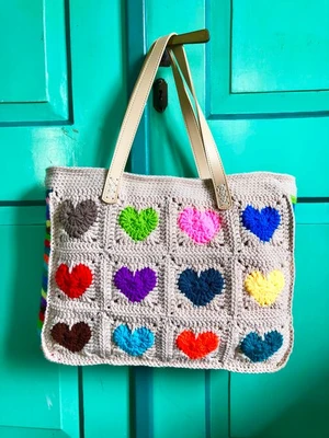 Colorful Heart Bag