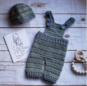 Jayden Hat & Overalls