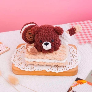 Bear Waffle Ice Cream Crochet Pattern