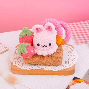 Bunny Waffle Ice Cream Crochet Pattern