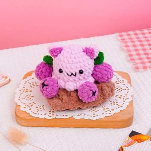 Cat Waffle Ice Cream Crochet Pattern