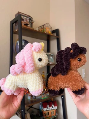 No-Sew Unicorn and Horse Amigurumi 2 in 1 Pegasus