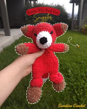 Rusty the Red fox snuggler