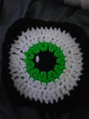 Eyeball granny square