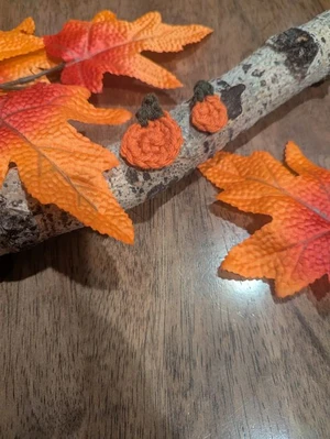 Micro 2D Pumpkin Appliqué